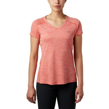 Columbia T-Shirt Dames, Zero Rules Short Sleeve Rood, 20DERCVNW